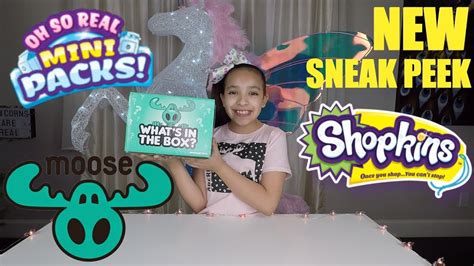 Shopkins Oh So Real Mini Packs Sneak Peek Limited Edition Youtube