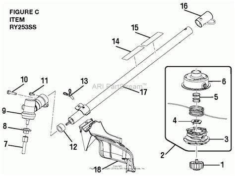 Homelite String Trimmer Parts Diagram