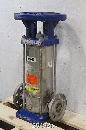 Used Goulds Ssv Gandl Series Ssv Vertical Multistage Pump 29492 For Sale At Can Am Machinery Inc