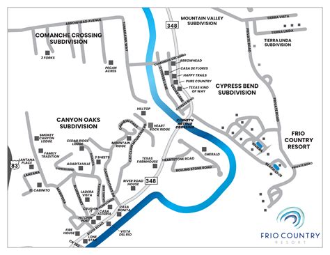 Map - Frio River Cabin