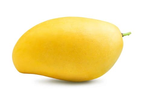 Premium Photo | Mango isolated One ripe sweet yellow mango