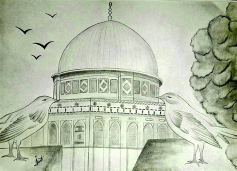 Masjid Al Aqsa Drawing