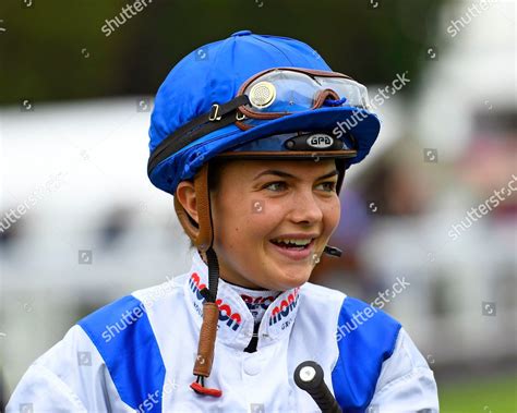 Jockey Megan Nicholls During Evening Racing Editorial Stock Photo - Stock Image | Shutterstock