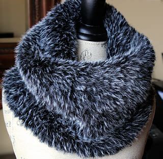 Ravelry: Brimstone Faux Fur Cowl pattern by Claudia Maheux