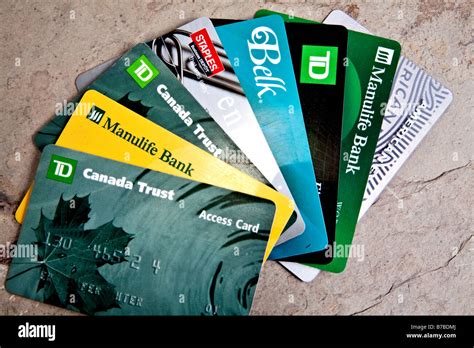 Visamaster Cardvarious Credit Cards Plastic Money Stock Photo Alamy