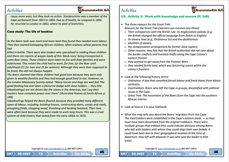 Grade 7 Social Sciences (SS) (Geography & History) Term 4 (Via Africa ... 