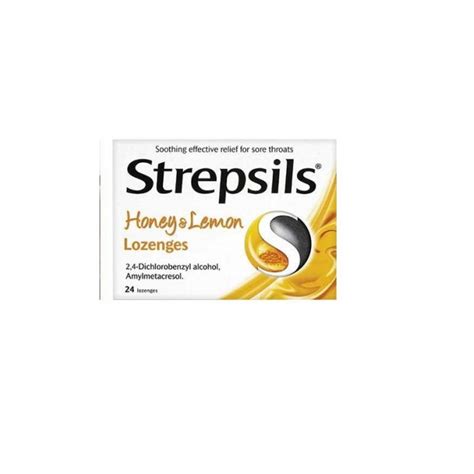 Strepsils Lozenge Honey Lemon 24 Pack