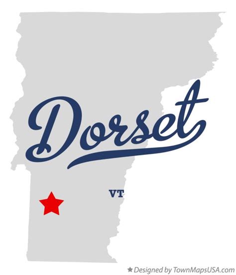 Map of Dorset, VT, Vermont