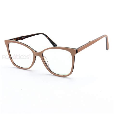 Armação de Óculos Quadrada PC Nude