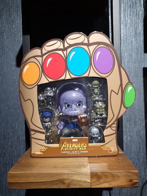 Hot Toys Avengers Infinity War Thanos And Black Order Minions Cosbaby Collectible Set Misb