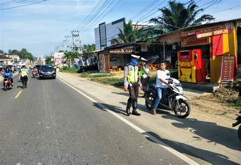 63 Pelanggar Lalu Lintas Ditilang Satlantas Polres Muaro Jambi