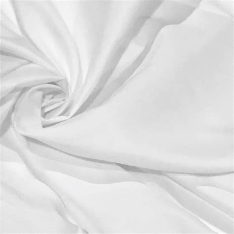 Width Polyester Fabric Solid White Sold By The Yard Lining