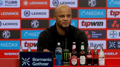 Video Vincent Kompany S Press Conference After Bundesliga Game At