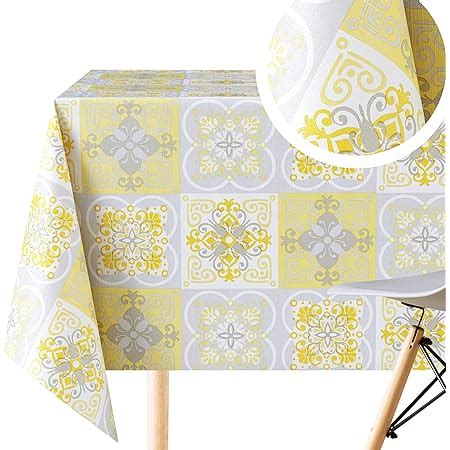 Yellow Sunflowers Pattern KP Home PVC Table Cloth Wipe Clean