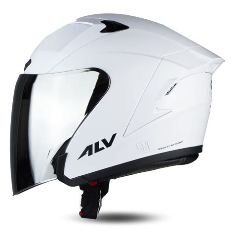 Jual Helm Half Face ALV ULTRON ORIGINAL KACA SILVER MLA RR15 Helm