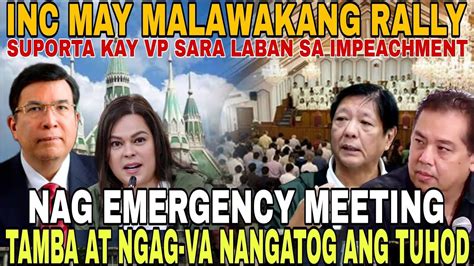 IGLESIA NI CHRISTO MAY MALAWAKANG RALLY SUPPORT KAY VP SARA LABAN SA