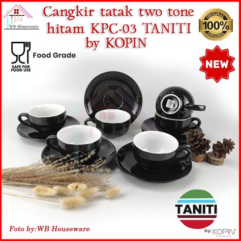 Jual Taniti Pasang Cangkir Kopi Ml Warna Abu Abu Coffee Set Cup