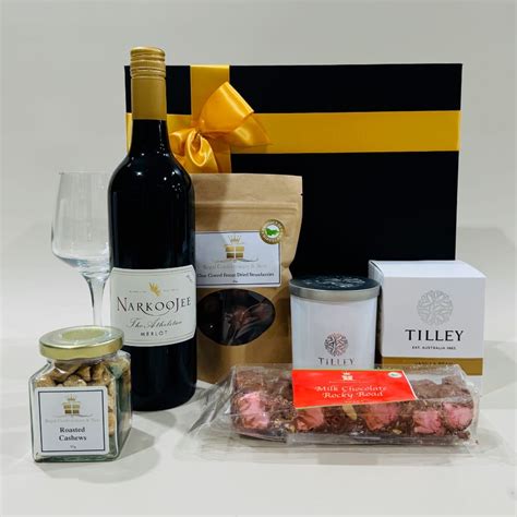 Red Wine And Chocolate Hamper | Buy Now |AfterPay Available