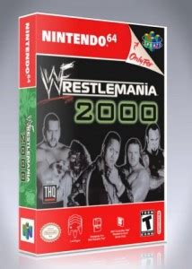 WWF Wrestlemania 2000 | Retro Game Cases