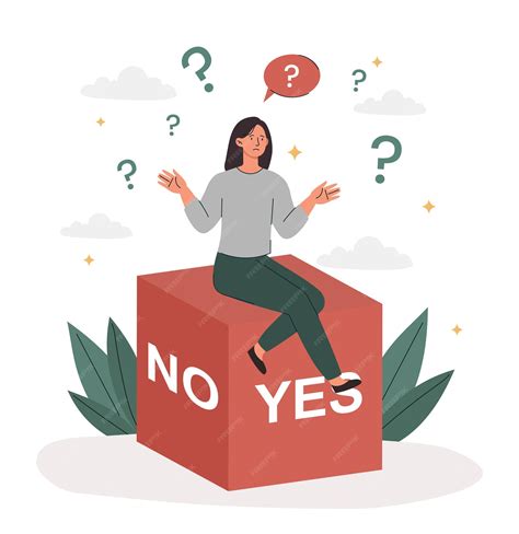 Concepto de decisión difícil | Vector Premium