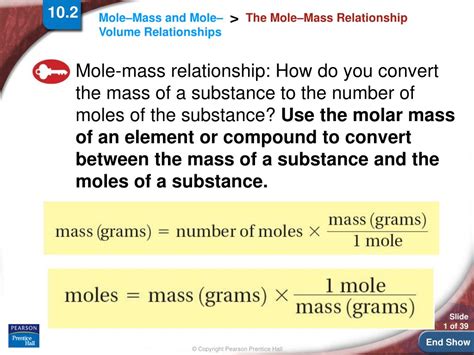 Ppt The Mole Mass Relationship Powerpoint Presentation Free Download