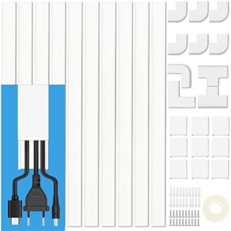 Amazon ECHOGEAR On Wall Cable Raceway Kit For Hiding Up To 4 Cords