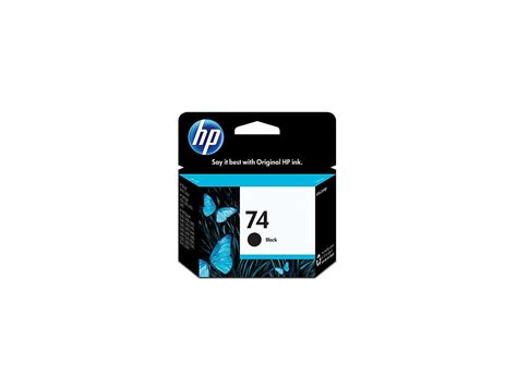 Hp 74 Black Ink Cartridge Cb335wn 140 Newegg Ca