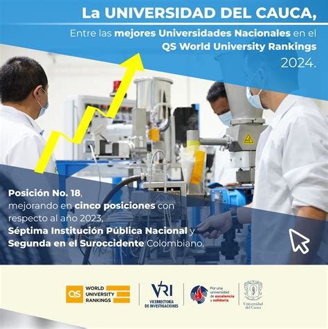 La Universidad Del Cauca Entre Las Mejores Universidades Nacionales