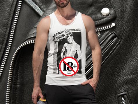 Bad Boy Adult Gay Tank Top Meat Packing District Cruising Men S Vintage Shirt Nude Naked Stud