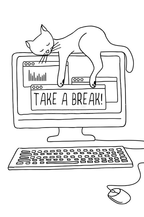 Take Break Cat Stock Illustrations 49 Take Break Cat Stock Illustrations Vectors And Clipart