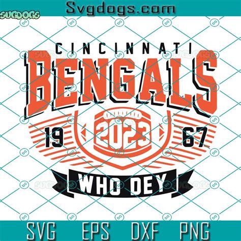 Bengals 2023 Mascot SVG, Bengals School Team Mascot SVG, Who Dey SVG ...