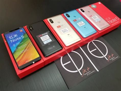 Jual Promo Xiaomi Red MI Note 5 Pro Ram 4GB Rom 64GB Dual Kamera