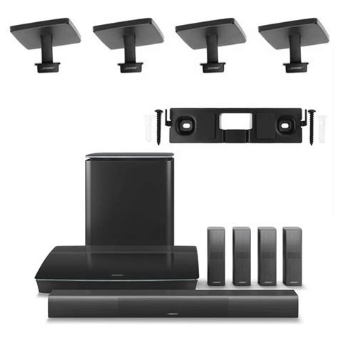 Black Lifestyle Home Entertainment System With Pairs Of Omnijewel