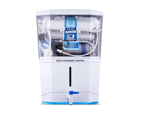 Wall Mounted Kent Supreme Copper RO UV Water Purifier 8 L RO UV