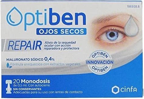 Optiben Ojos Secos Repair Monodosis Amazon Es Belleza