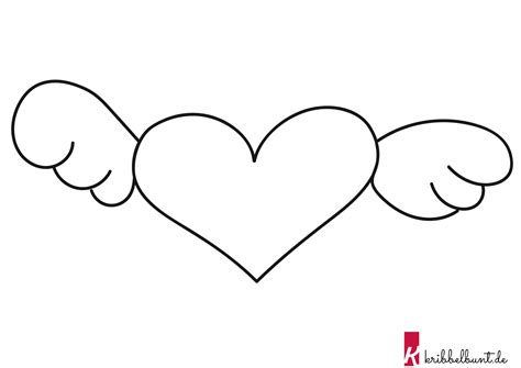 Ausmalbilder Herz » Malvorlage Herz | kribbelbunte Ausmalbilder
