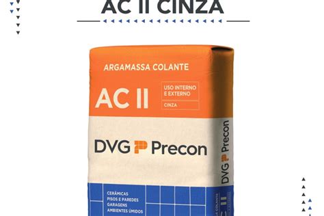 Argamassa ACII Cinza Precon 20kg Deposito Savassi Materiais De