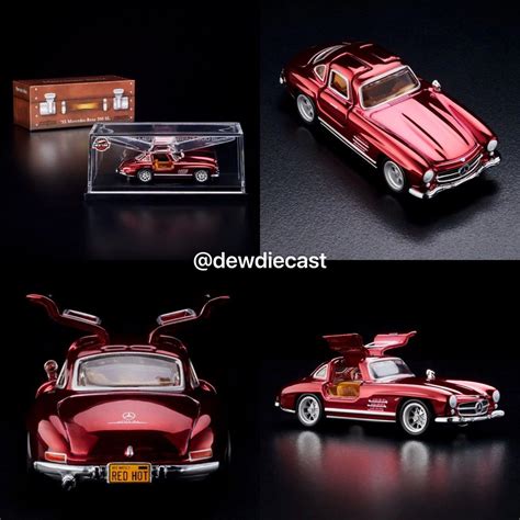 Hot Wheels RLC Red Line Club Exclusive Mercedes Benz SL Oxblood Hobbies Toys Toys