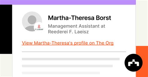 Martha Theresa Borst Management Assistant At Reederei F Laeisz The Org