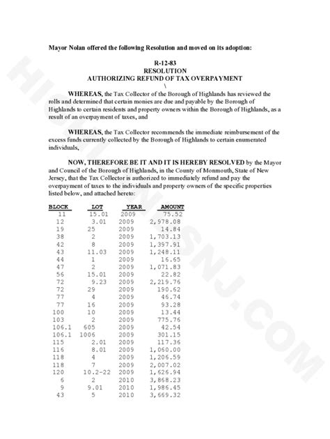 Fillable Online R 12 083 Res Auth Refund Of Tax Overpayments Fax Email