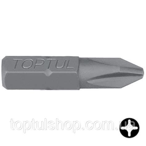 Насадка-бита Крестовая PH0 25мм 1/4" TOPTUL FSBA0800 — Купить Недорого ...