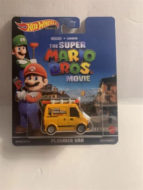 Hot Wheels Premium The Super Mario Bros Movie Plumber Van By Mattel