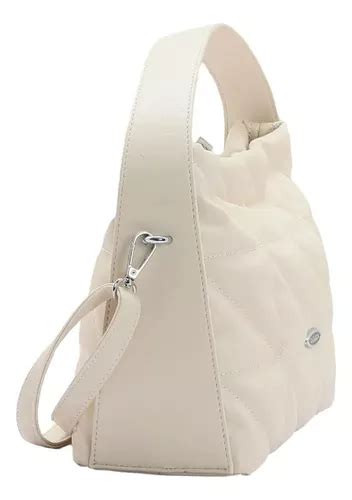 Bolsa Chenson Feminina Fashion Puffer M O E Ombro Cor Nude