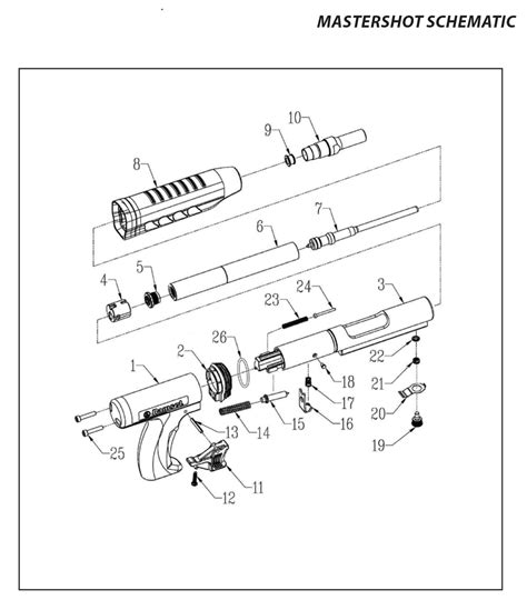 Ramset Mastershot Parts List | Ramset Mastershot Repair Parts | OEM Parts with Schematic Diagram