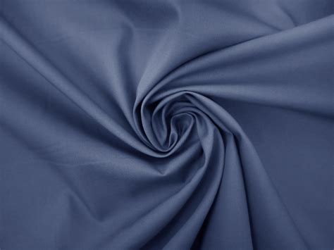 Poly Cotton Blend Broadcloth In Cadet Blue Bandj Fabrics