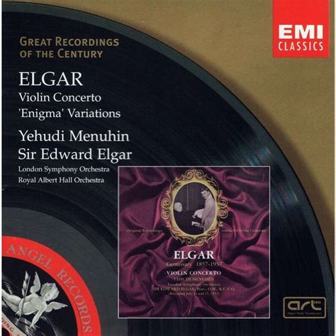 Violin Concerto Enigma Variations Yehudi Menuhin London So Royal