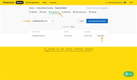 An address has been marked as inactive. How can I reactivate it