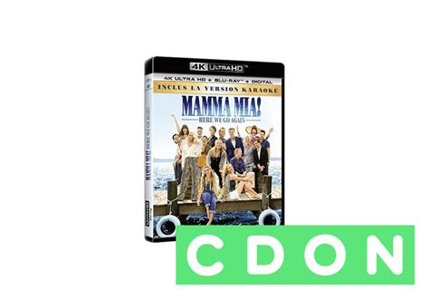 Mamma Mia 2 Here We Go Again Blu Ray Combo 4k Blu Ray Cdon