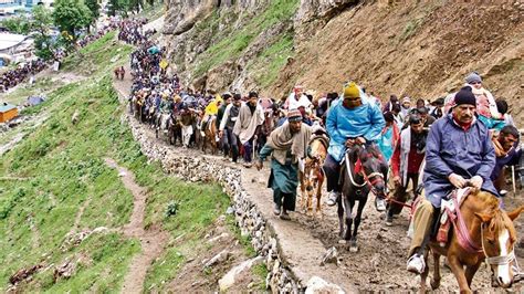 Amarnath Yatra J K Government To Provide Tent Townships Oxygen