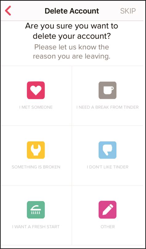 How to Delete Your Tinder Account